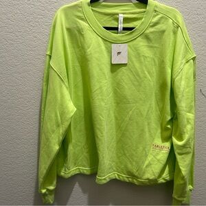 Fabletics Women’s Lime Green Athletic Top